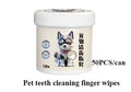 Disposable Pet Cleaning Products Teeth Cleaning Wipes Ear Care Fingertips Ear Mite Removal Cat and Dog Ear Cleaning Pet Products
