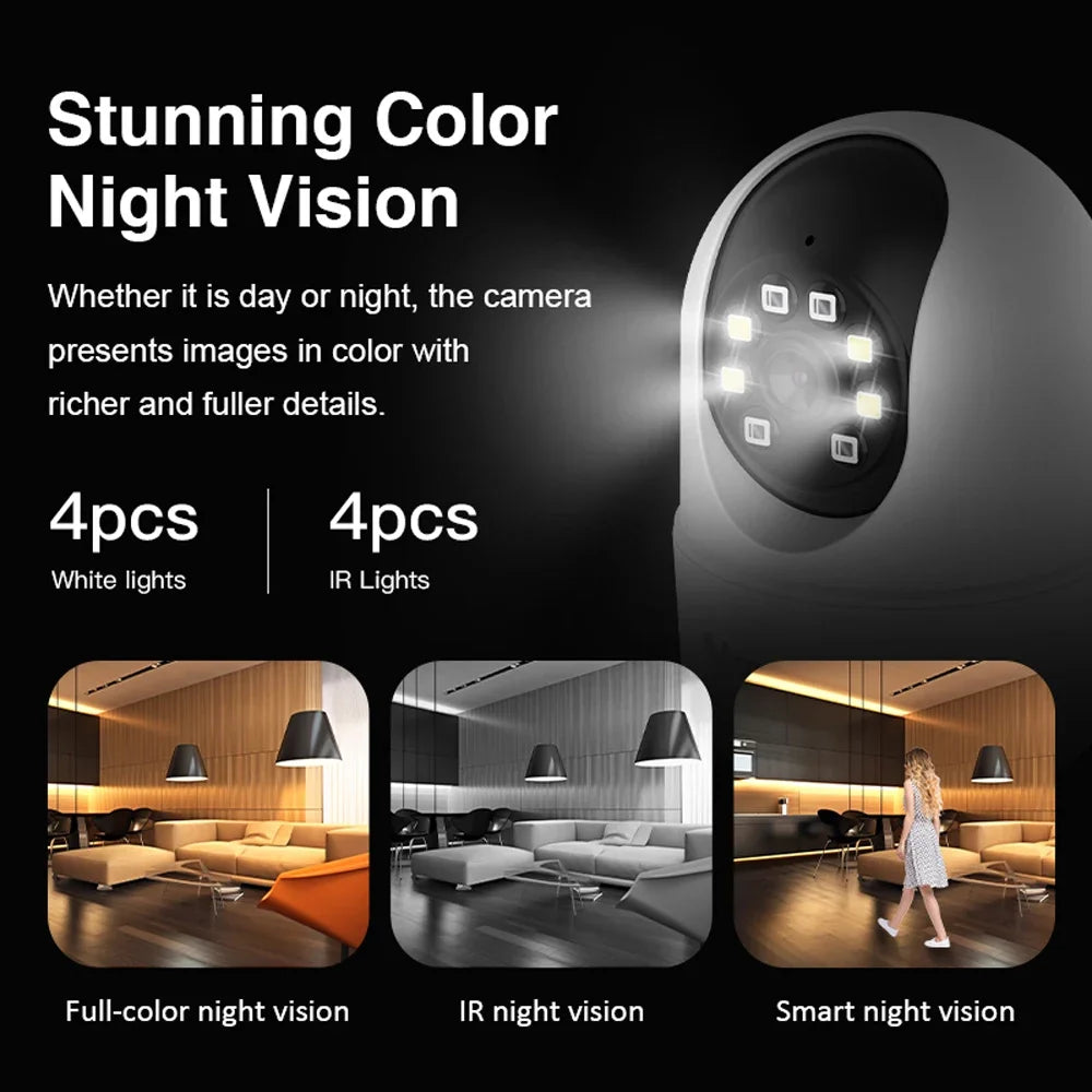 Vstarcam 5MP HD WiFi IP Camera Smart PT Security Protection Indoor Video Surveillance Camera Human Tracking Smart Home Pet Cam