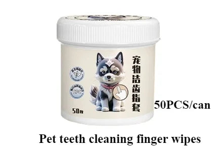 Disposable Pet Cleaning Products Teeth Cleaning Wipes Ear Care Fingertips Ear Mite Removal Cat and Dog Ear Cleaning Pet Products